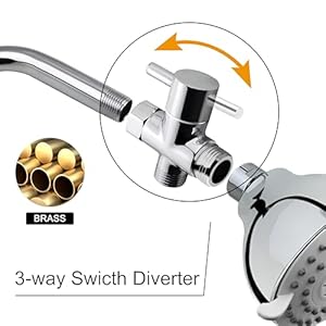YOO.MEE Pet Shower Attachment for Bath Tub, Grooming Teeth Shower for Gog Washing and Pet Showering, Hair Rinse, Tub and floor Cleaning, W/Brass Diverter, W/ 59'' Hose YOOMEE Pet Shower Attachment for Bath Tub Grooming Teeth Shower for Gog Washing and Pet Showering Hair Rinse Tub and floor Cleaning WBrass Diverter W 59 Hose