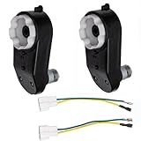 2Pcs 12 Volt RS390 16000RPM Gearbox with DC Motor for Power Wheels 12V Motor for Best Choice Wrangler SUV Kids' Electric Vehicles Replace Parts