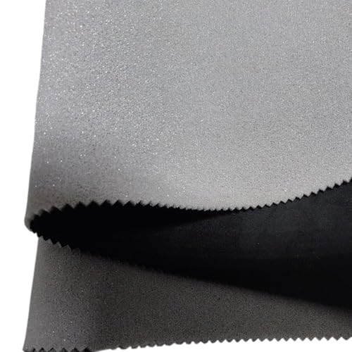 Tissu Ciel de Toit Voiture Noir Daim Mousse Garniture Camion 50x152
