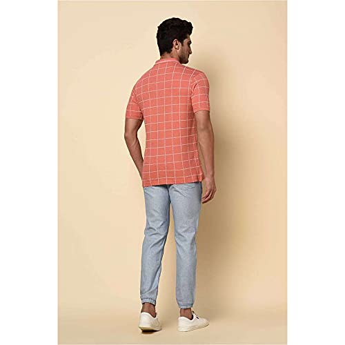 Image of blackberrys Cotton Slim Fit Mens T-Shirt (S215488O1MS20FL-P)