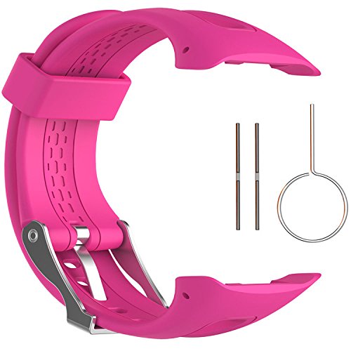 QGHXO Band for Garmin Forerunner 10/15, Soft Silicone Watch Band Strap for Garmin Forerunner 10/15 GPS Watch-image-47