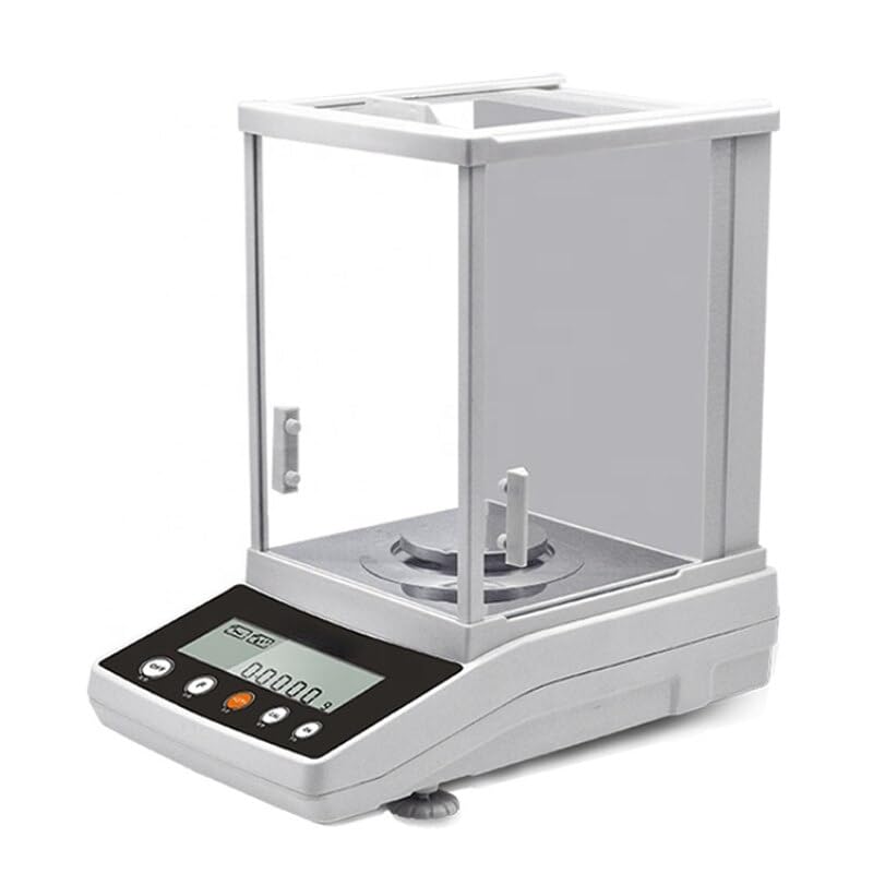 JA Series 500g x 0.001g Electronic Balance, 3 sec. stabilization, repeatability 0.002g, Magnetic Sensor, 80mm pan, LCD Display, Laboratory Scale, for Accurate Measurements in The Unit