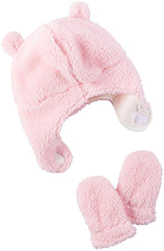 Carter's Baby Girls' Winter Hat-Glove Sets D08g184, Pink, 0-9M