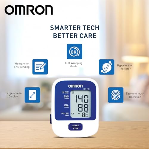 Omron HEM 7124 Fully Automatic Digital BP Monitor with IntelliSense — view 3