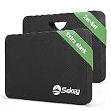 Sekey Kniekissen 2 Stück – 40 mm Extra Dick, Kniekissen Garten Arbeit Kniee Sitzunterlage Knieschoner, Rutschfest & Wasserfest, Multifunktional für Garten, Haaushalt, Werkstatt & Yoga, 43x28x4cm