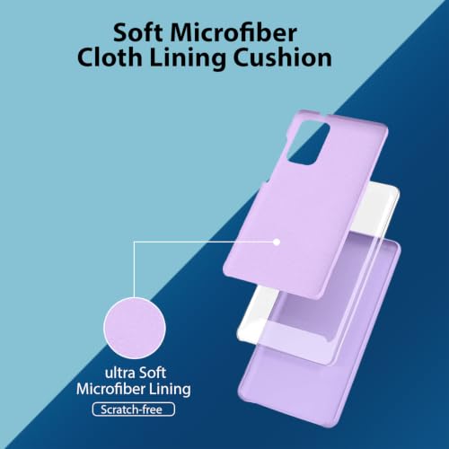 Image of LIRAMARK Liquid Silicone Soft Back Cover Case for Samsung Galaxy S20 Plus / S20 Plus 5G (Levender)