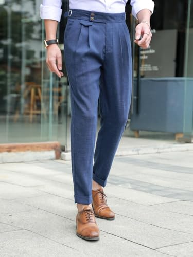 La mejor selección de Pantalones de traje para Hombre comprados en linea. 12 Pantalones de traje para Hombre marca Floerns (3)