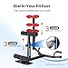 MERACH Upgrade Deep Squat Machine for Overweight, Dual Spring Assist& 350LB Weight Capacity, Glute Trainer Machine, Easy Setup & Leg Home Workout Machine