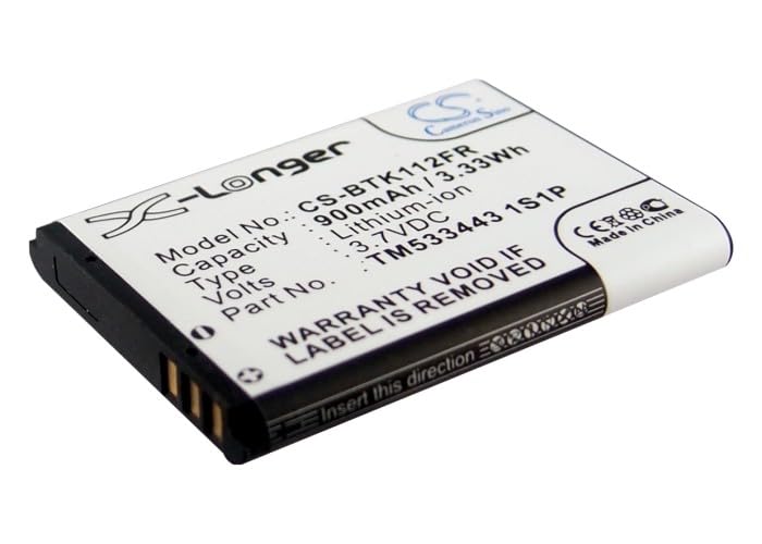 Aibatu 3.7V 900mAh TM533443 1S1P Battery Replacement for BFX-300