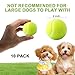 DRK INNOTECK Pet Mini Tennis Balls for Dogs - 10 Pack (Dog Ball Toys for Exercise, Interactive Dog Toys & Tennis Balls - Great for Small Dogs