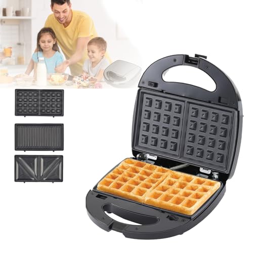 3-in-1 Breakfast Machine with Replaceable Griddle