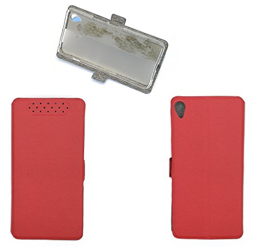 QiongniAN Coque pour Alcatel One Touch Idol 3 5.5 6045Y 6045F 5.5' Coque Housse Étui Cover Red