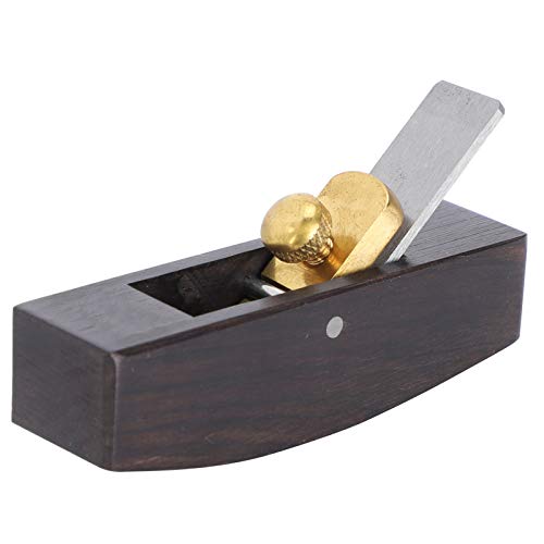 Wooden Arc Bottom Hand Planer, Steel Blade, Wood Surface Trimming Tool for Leather Craft and Woodworking