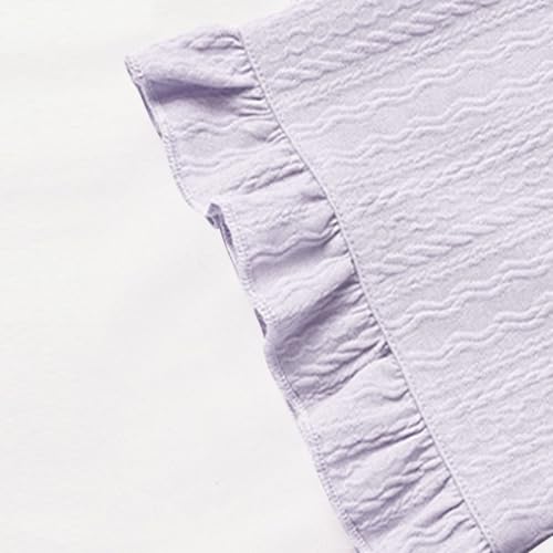 Girls Short Sleeve Nightgowns Lace Square Neck Ruffle Dress Soft Cotton Cute Nightdress Sleepwear3