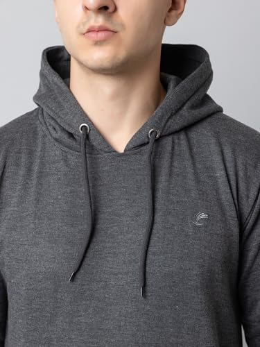 Image of EKOM Hoodies Sweatshirt for Men | Fleece Mens Hooded Sweatshirt | Casual, Lightweight, Fashionable, Trendy, Solid Men's Winter Hoodie