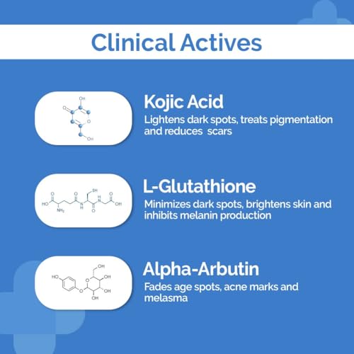 Image of The Derma Co Kojic Acid + Glutathione Daily Syndet Soap with L-Glutathione & Alpha Arbutin | Reduces Dark Spots, Pigmentation & Blemishes | Brightens Skin | For Men & Women | 75g