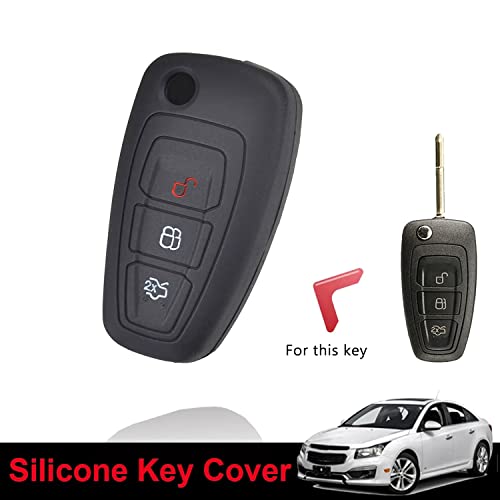HooRLZ Key Fob Cover Compatible with Ford Transit Focus Fiesta Mondeo Connect Custom Galaxy Kuga MK8 - Image 3
