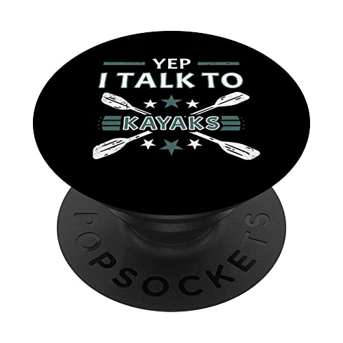 Sí, hablo con kayaks kayak de aguas bravas PopSockets PopGrip Intercambiable