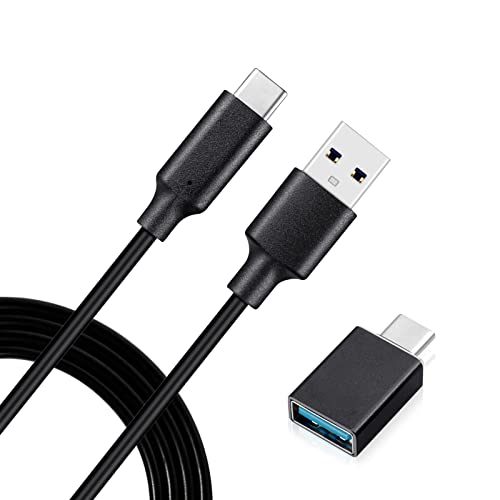 Weishan USB C to USB A Cable Compatible with Elgato Wave XLR/Facecam/Stream Deck XL(32 Keys), 2m/6.6ft, Supports USB 3.1, 10Gbps Data Transfer, 60W PD Fast Charging