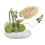 Photo Gallery tistik fiori artificiali con vaso in ceramica che sembrano veri, piante finte per decorazioni per la casa, centrotavola per interni Photo Gallery tistik fiori artificiali con vaso in ceramica che sembrano veri, piante finte per decorazioni per la casa, centrotavola per interni