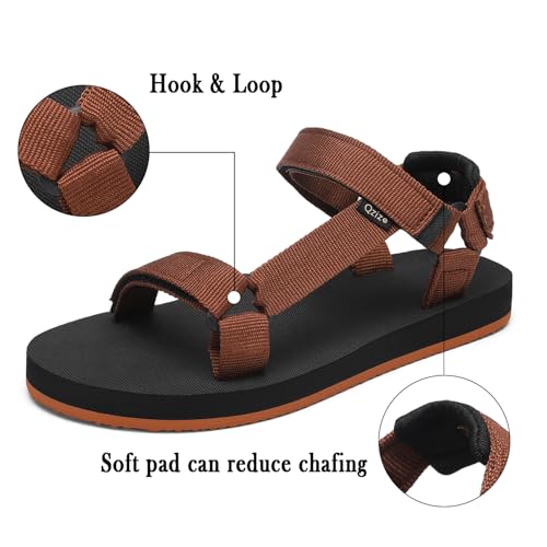 Image of Sport Walking Water Sandals for Women with Arch Support & Adjustable Straps Platform Sandals Women Height Increase