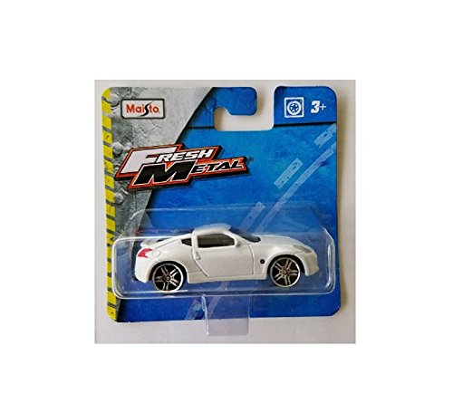 Maisto Fresh Metal Die-Cast Vehicles ~ 2009 Nissan 370Z (Pearl)