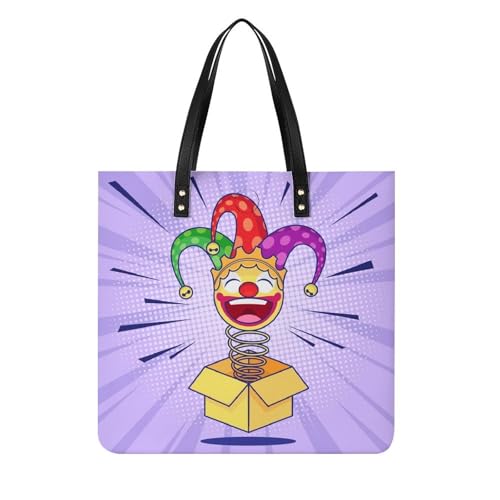 Tote bag voyage au motif drôle avec grand format carré de 39x39 cm