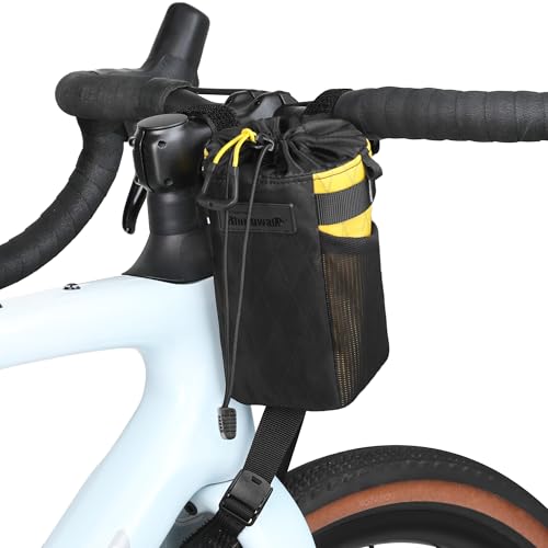 Rhinowalk Bike Bag - Cycling Insulated Handlebar Bag - One-Handed Access (Yellow)