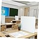 EXCEART Board-Test-Trennwände Tabket-Kabine PVC-Büro-Trennwände Und -Trennwände Freistehende Schreibtisch-Trennwände Für Schreibtisch Hustenschutz Schreibtisch-Trennwand Monitor
