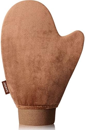 Sanfery Self Tanner Mitt Applicator - US Patent Self Tanning Mitt, Tanning Mitts Self Tanner Mitt, Sunless Tanner Mitt, Tanning Mitt for Self Tan Mitt, Self Tanning Glove, Self Tan Mit, Fake Tan Mitt