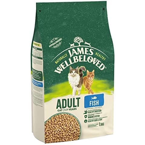 James Wellbeloved Fish and Rice Adult Cat Food 1.5 Kg Cover