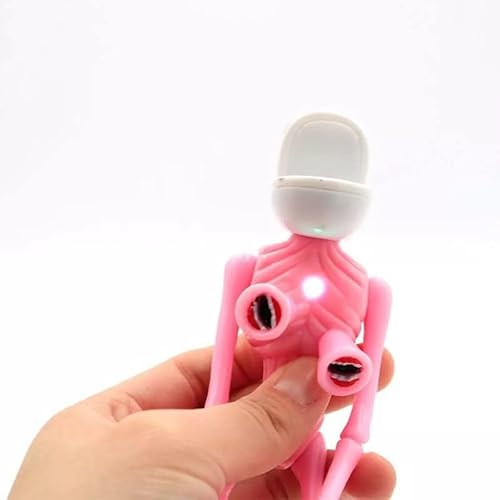 4Pcs/Set 18Cm Siren Head Action Figure Toy Sirenhead For Fans Figure Horror Scp Toys Pvc Model Siren Doll With Light Movable Joints Foundation Siren Head Toy #TOP6