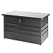 Produktbild Garten Metall Gerätebox Aufbewahrungsbox Auflagenbox Box 270 l anthrazit
