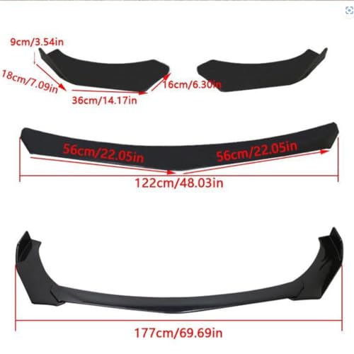 Becquet de Lèvre Avant BMW E90 Jupe Pare-Chocs E91 Spoiler Accessoire Modification - 7