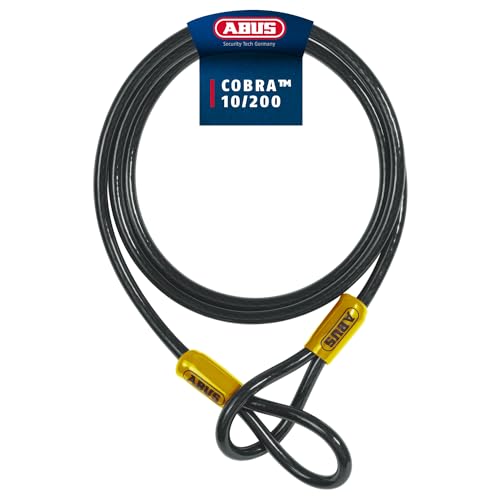 ABUS Cobra 10/200 Schlaufenkabel Schwarz/Rot