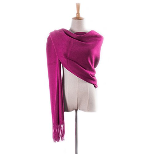 Boucles d'oreilles en laine d'agneau BaronHong, design large wrap chic