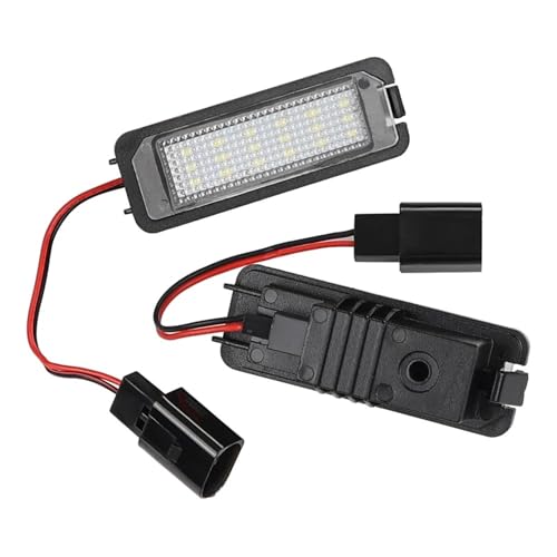 Luces matricula LED para sustituir lámparas fundidas en Superb 3T4 4D 2008