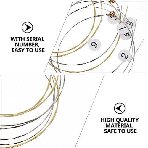 16 Lyre Harp String Replacements Musical Accessories for Lyre Harp Harpsichord Dulcimer Zither Stringed Instrument - Thumbnail 3