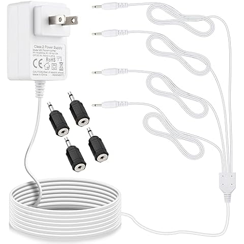 LaWana AC/DC Adapter Compatible with Department 56 Village Accessories 5655026 56.55026 55026 3V Power Cord for Department 56 Building and Accessory Lighting System Cover