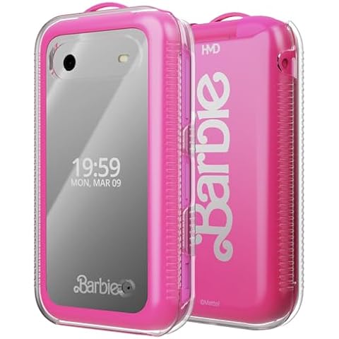 Nakedcellphone Clear Case for HMD Barbie Phone Cover
