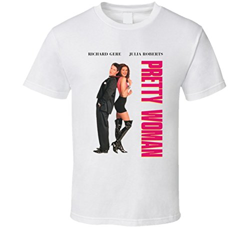Pretty Women Julia Roberts Retro Movie T Shirt 2XL White