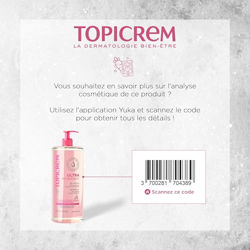 Topicrem - Ultra Hydratant Gel Douche - Nettoie en Douceur, Protège et Hydrate la Peau - Sans Savon, Texture Onctueuse, Odeur Délicate, Peaux Sensibles et Sèches, Fabrication Française - 1000 ml – vue 4
