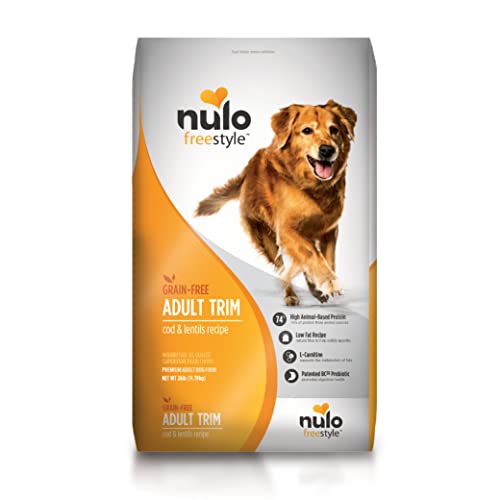 Nulo Freestyle Adult Trim Formula Dry Dog Food, Grain-Free Dog Kibble, Helps Promote Weight Management, With Healthy Digestive Aid Bc30 Probiotic And L-Carnitine #TOP30