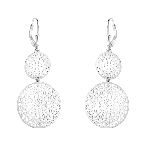 SOFIA MILANI - Damen Ohrringe 925 Silber - Ornament Ohrhänger - 21048