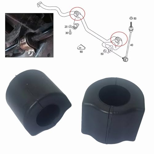 Buje estabilizador delantero compatible con Benz E-Class material premium Oem 2123230965 6