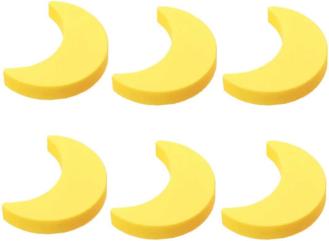 Yeah-hhi Vintage Ceramic Knobs Door Handle Cabinet Drawer Cupboard Pull, 6pcs Cartoon Cabinet Knobs Handle Pull for Children's Room Decor,Cupboard/Cabinet/Dresser/Bookcase/Cloakroom/Bathroom