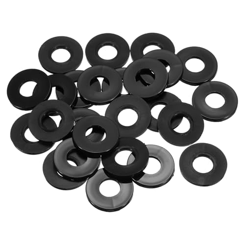 Rondelles plates M12 en nylon uxcell de haute épaisseur pour vissage et isolation structural