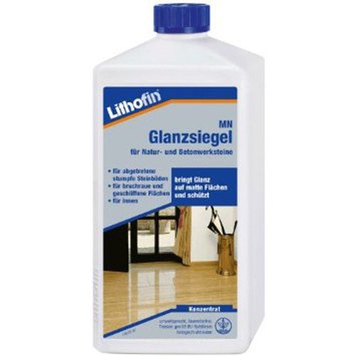 Preisvergleich Produktbild Lithofin MN Glanzsiegel 1Liter - Für Naturstein & Betonwerksteinbeläge - Auffrischen & Versiegeln