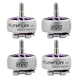 DYS SUNFUN V2 2207 1850KV Brushless Motor 6S for Freestyle FPV Drone QAV FPV Racing Drone Quadcopter (2207 1850KV 4PCS)