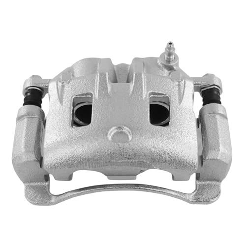 Image of Detroit Axle - Front Left Brake Caliper for 2001-2006 Hyundai Santa Fe | XG300 2002-2003 XG350, Driver Side Disc Brake Caliper with Bracket Replacement